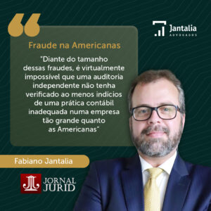 Imagem ENTREVISTA | Jornal Jurid | Fraude na Americanas