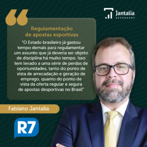 Imagem ENTREVISTA | Portal R7 | Regulamentação das Apostas Esportivas